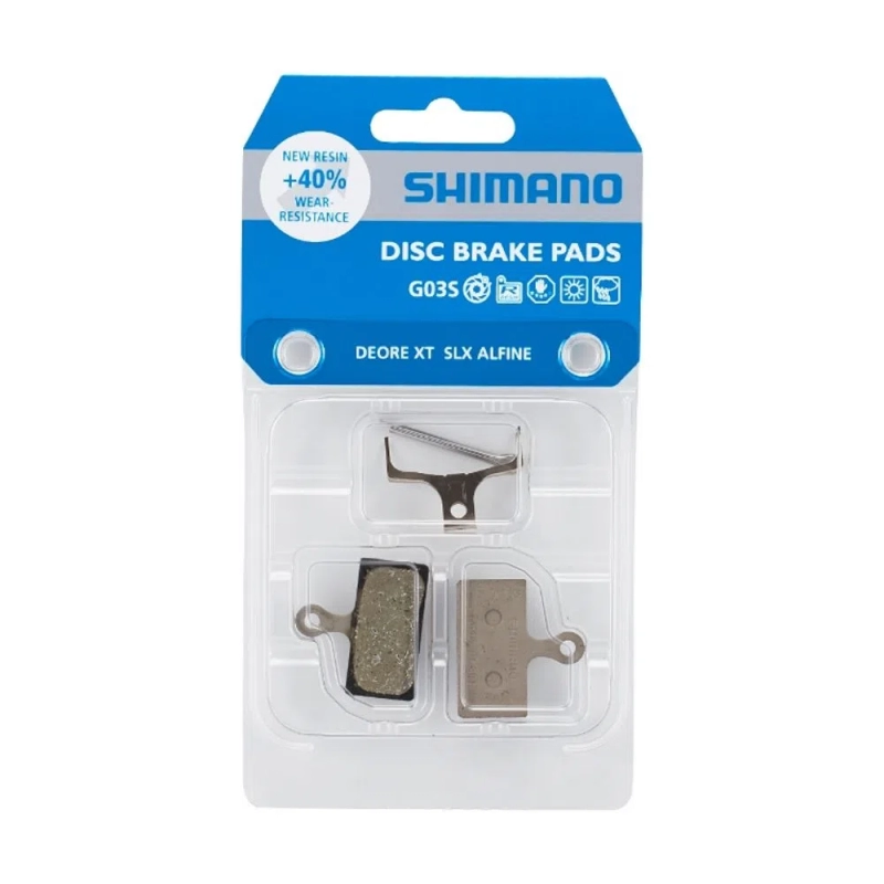 PASTILHA DE FREIO G03S RESINA C/MOLA shimano