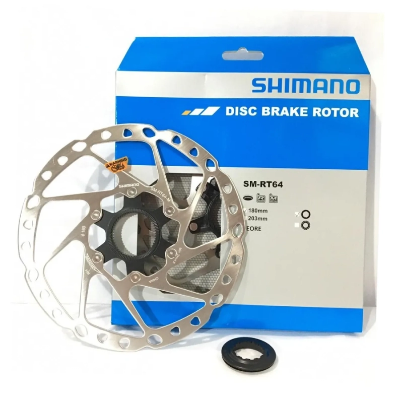 Disco De Freio Rotor Shimano Deore Sm-rt64 180mm Centerlock