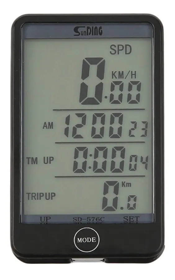 Ciclo Computador Velocímetro Bike S/fio Sd-576c