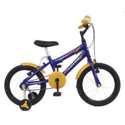 Bicicleta Aro 16 Veloz Azul/Amarelo Voyce